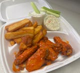 8 Pieces Buffalo Wings Platter Lunch
