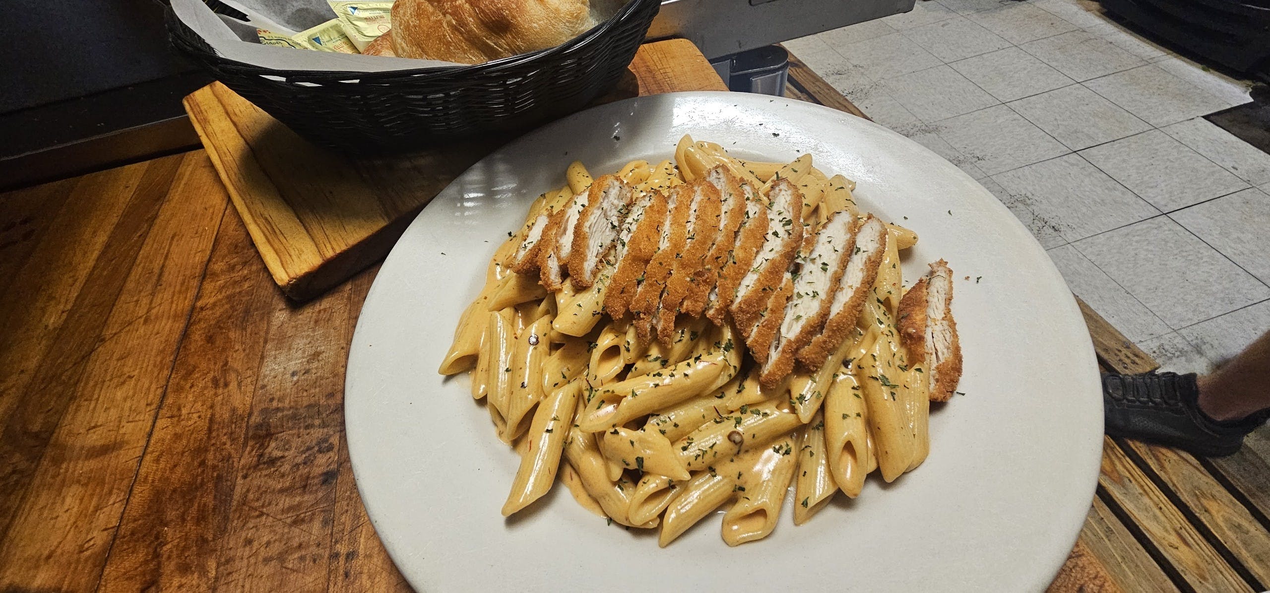 Crazy Alfredo Pasta