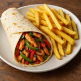 chicken fajita wrap