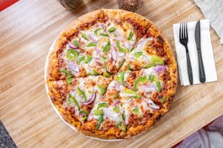Onions & Green Pepper Pizza