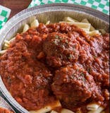 Penne Pasta with Meatballs