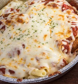 Penne Pasta with Chicken Parmesan