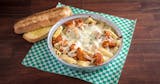 Penne Pasta with Baked Buffalo Chicken Alfredo