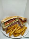 Roast Beef Club Sandwich