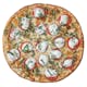 Margherita Pizza (Mozzarella, sliced Roma tomatoes, extra virgin olive oil, garlic & sweet basil)