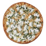 Whitestone Pizza (Olive oil, garlic, mozzarella, Romano cheese, ricotta cheese & basil)