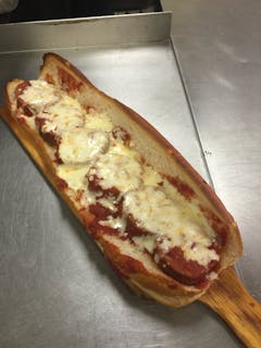 Meatball Parmesan Sandwich