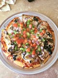 The Vegetarian Thin Crust Pizza