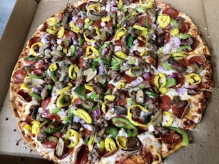 "The Works" House Pizza