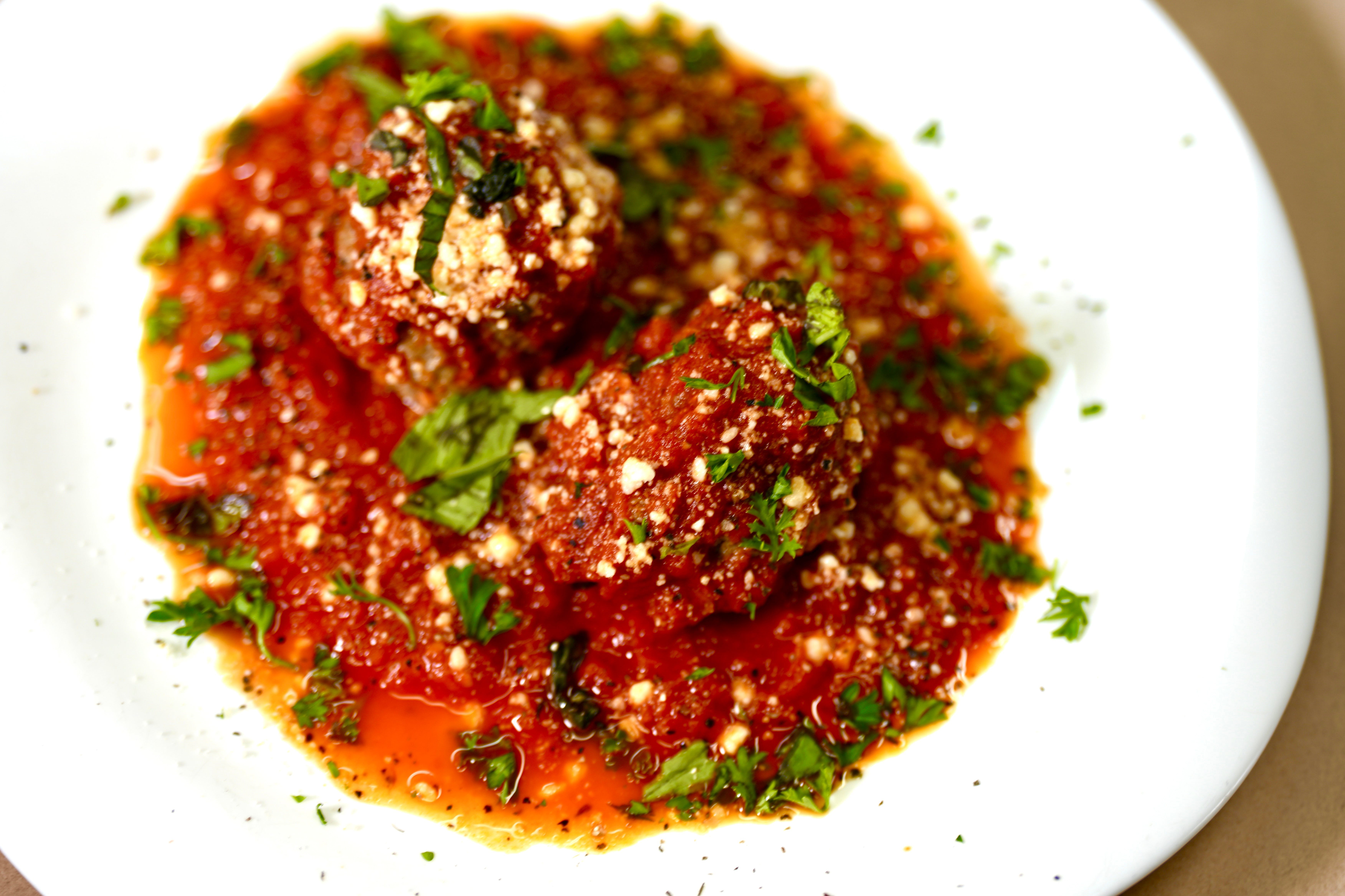 Meatball Trio from Fucino Pizza