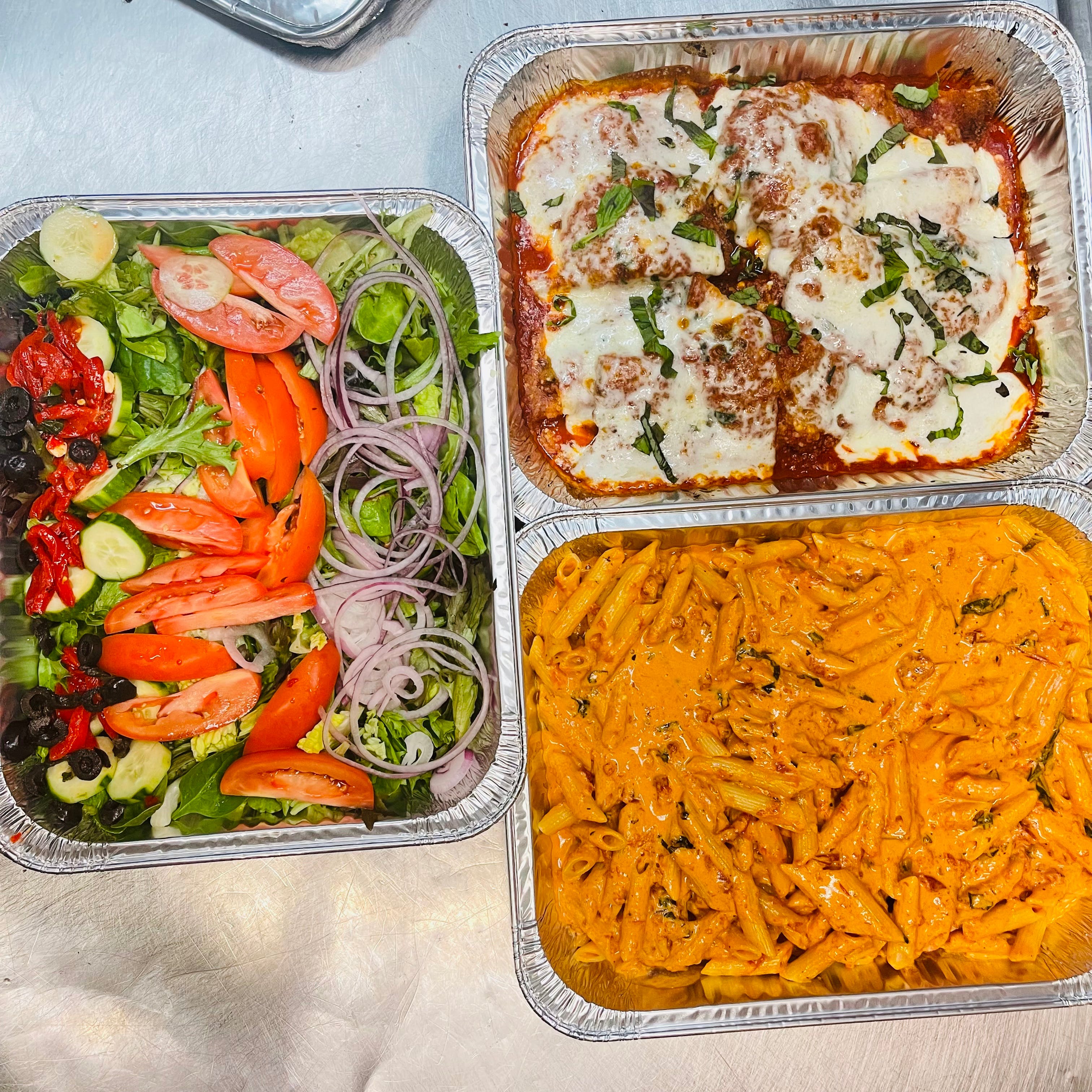 Tri Color Salad Catering from Fucino Pizza