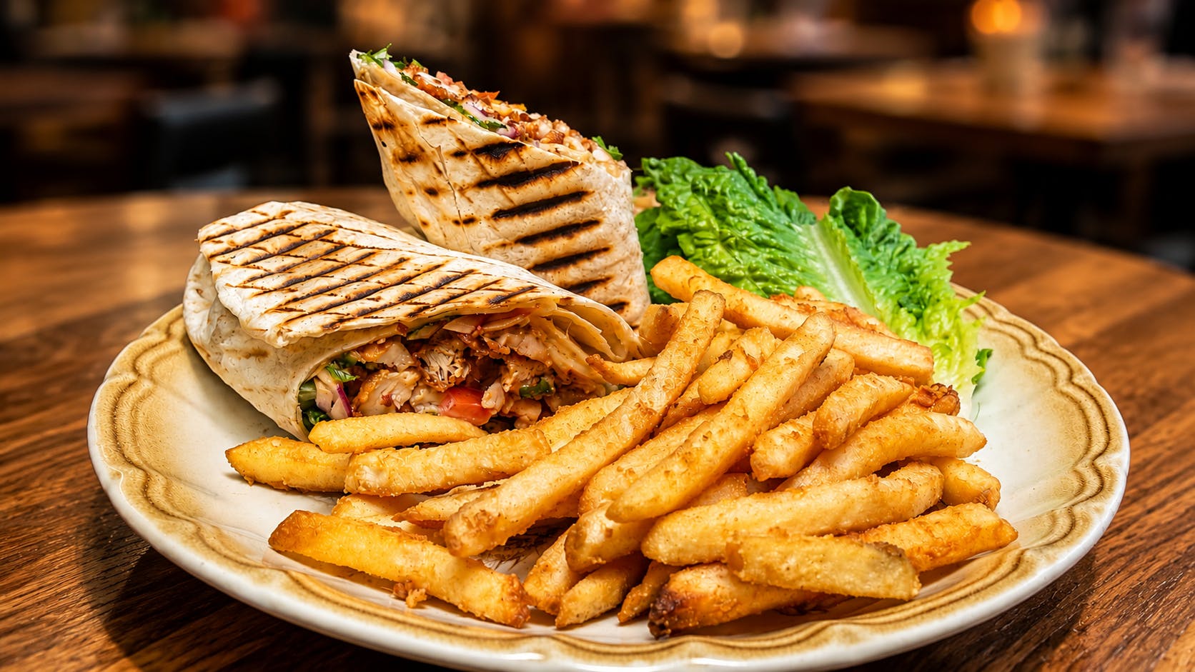 NEW CRISPY CHICKEN WRAP from Fucino Pizza