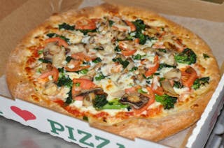 Vegetarian White Pizza
