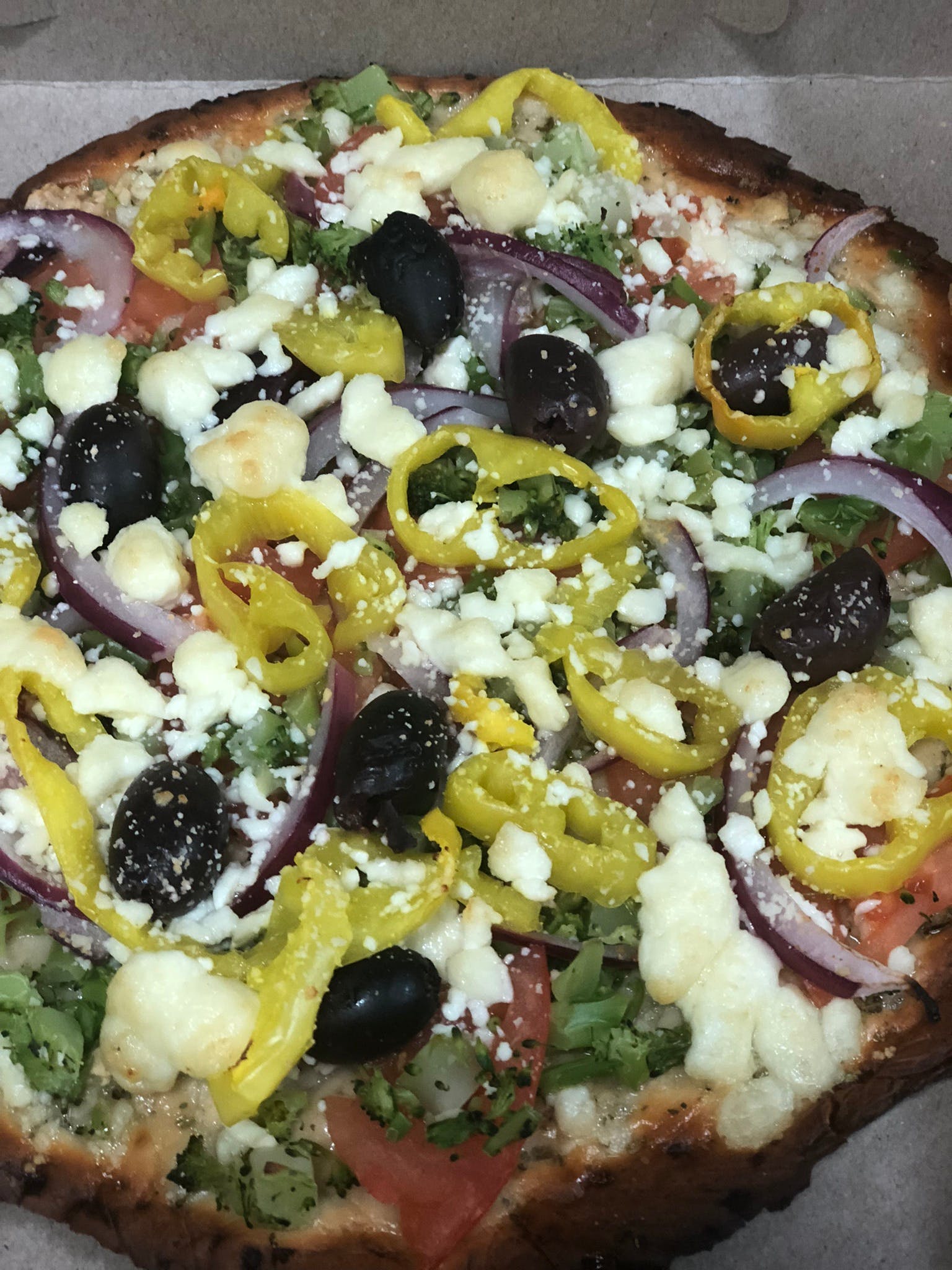 Greek Goddess Pizza 