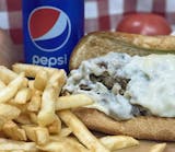 One - 8" Sub, Fries