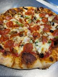 12" Medium 3 Toppings Pizza Thin Crust