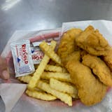 Four Pieces Chicken Tenders with Fries Special