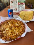 Small Cheese Pizza + Breadstick + Can of Pepsi or MTN Dew for $7.99