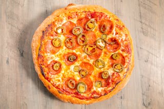 Two Cheese Pizzas with Two Toppings
