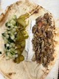 Nablus Shawarma - Garlic, Cucumber, Pickles.