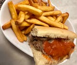 #4 Any Half Hot Sub & French Fries Lunch