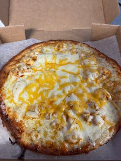 Buffalo Chicken Cauliflower Pizza
