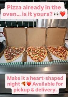 Heart Shaped Pizza