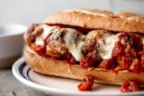 Meatball Parmigiana Sandwich