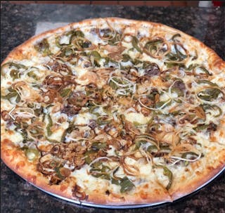 Philly Cheesesteak  Pizza