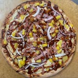Hawaiian BBQ Brick Oven Pizza
