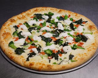 Veggie White Pizza