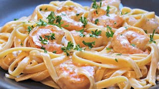 Cajun Shrimp Alfredo Pasta