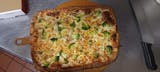 Shrimp Alfredo Sicilian Pizza