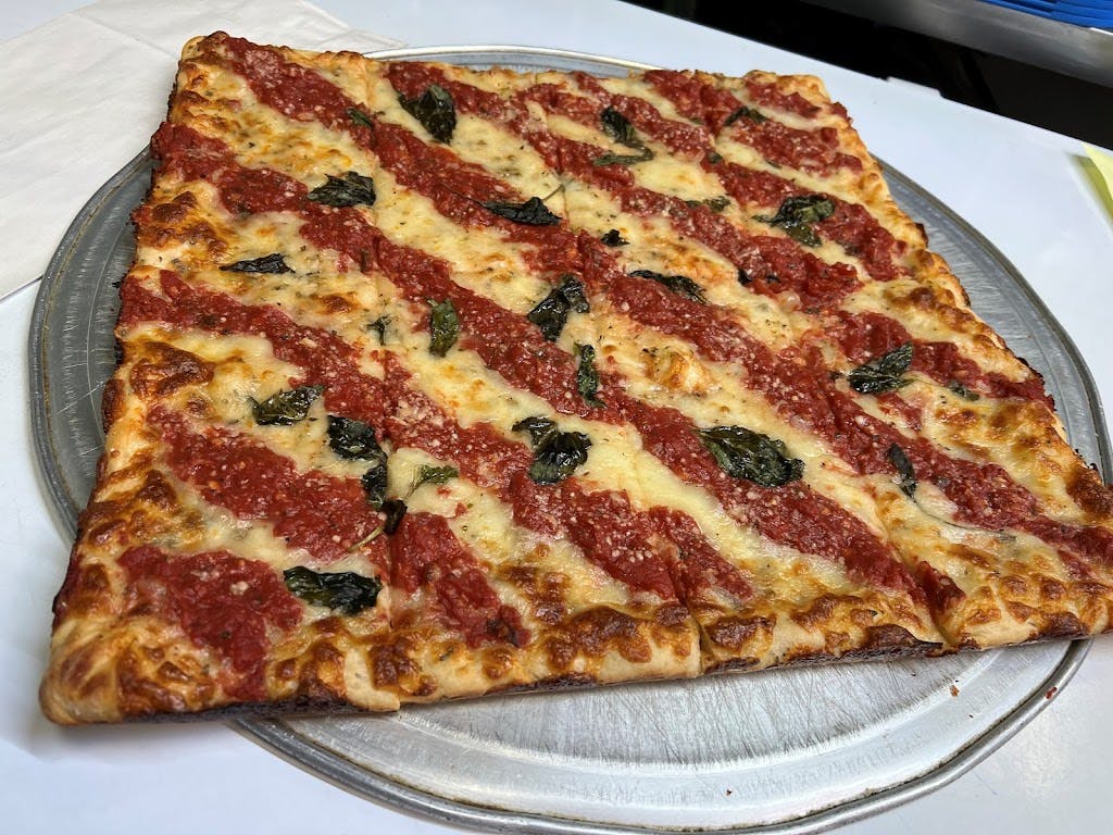 Order Sicilian Cheese Pizza - Pizza food online from Trattoria Bambino's Pizza store, Queens on bringmethat.com