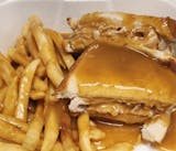 Hot Turkey Sandwich with French Fries