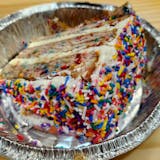 3 layer Rainbow Sprinkle Cake