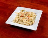 Fettuccine with Shrimp Scampi