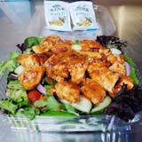 Garden Salad with Grilled Buffalo Chicken Salad