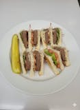 Cheeseburger Club Sandwich