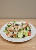 Garden Salad with Chicken Salad