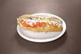 #34 Chicken Cheese Steak Sub with Lettuce, Tomatoes & Onions