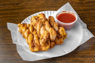 Garlic Sticks with Sauce