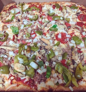 Pizza with The Works