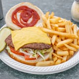 4. Cheeseburger with Fries