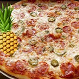 Peperoni Jalapeno Pineapple Pizza 18"