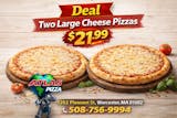 Two Large Cheese Pizzas Special