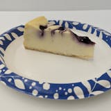 Blueberry Swirl Cheesecake