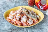 Rigatoni Pink Pasta with Grilled Shrimp & Chicken