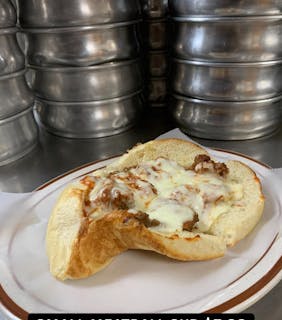 Small Meatball Parm Sub Wednesday Special
