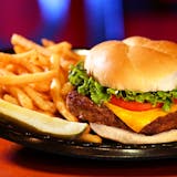 Black Angus Cheeseburger with Fries